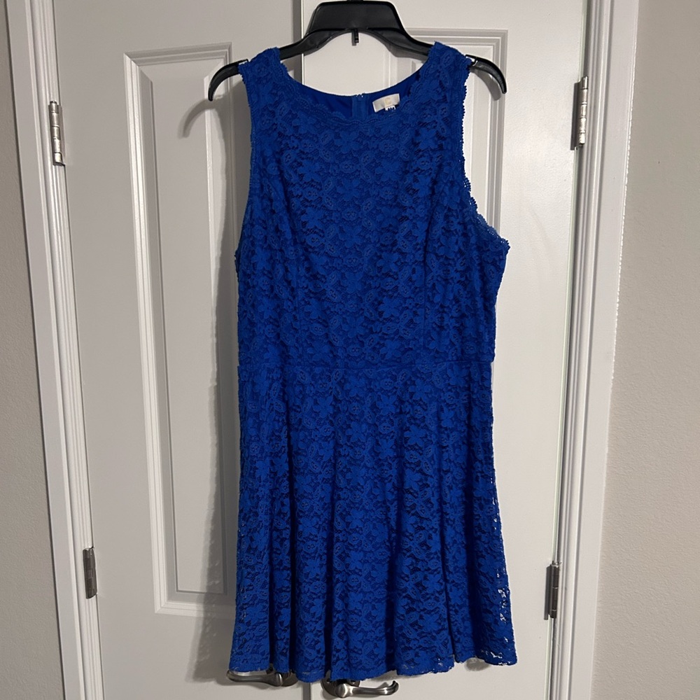 Charming Charlie lace “Skater” dress